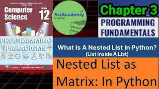 Nested List in Python 🐍🧮 | Chapter 3 | Class 12 Computer Science