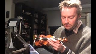 Mendini by Cecilio 1/10 scale violin unboxing \u0026 review