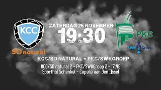 KCC/SO natural - PKC/SWKGroep - Zaterdag 25 November