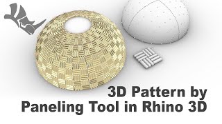 PanelingTools for Jewelry CAD: Build Custom 3D Patterns in Rhino 3D #532