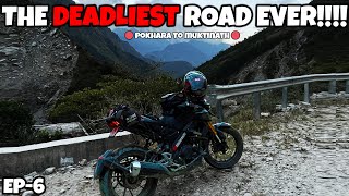 EP-6 🔴 POKHARA TO MUKTINATH TEMPLE 🙏🏻(NEPAL) INDIA TO NEPAL BIKE RIDE  | MT-15 OFFROADING