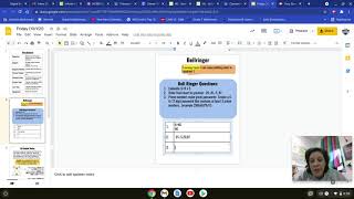 Quadrant I review (ordered pairs) and Bellringer review 10/1