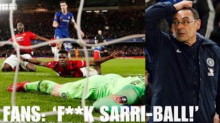 ‘F**K SARRI-BALL!’ - Chelsea & United Fans Chanting To Show Anger Towards Maurizio Sarri! 🔥😱