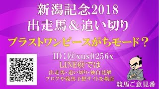 【新潟記念2018予想】一週前追い切り　ブラストワンピースで決まりじゃね？