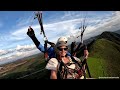 voo duplo em familia. diversÃo fim de tarde na serra da moeda. parapente É fantÁstico voe livre