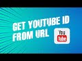 How to get youtube id from URL using jQuery?