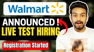 Walmart CodeHers Live Test Hiring | Biggest OFF Campus Drive For 2025, 2026 Batch | Fresher Drive