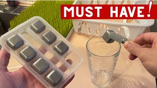 Such a Great IDEA! Stainless Steel Ice Cubes!