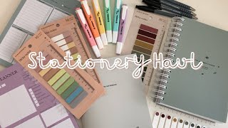 Back to School STATIONERY HAUL for Sixth Form 2022 (highlighters, pastel page flags, planners etc)