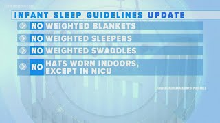 American Academy of Pediatrics updates 'safe sleep' recommendations for babies
