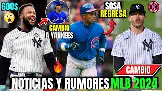 YANKEES SORPRENDE CON VLADY JR EN CAMBIO X STROMAN? SOSA REGRESA CON CUBS! CORREA A YANKEES? MLB