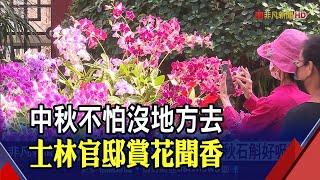 中秋賞花趣! 士林官邸蘭花展.陽明山芒花盛開.浪漫台北玫瑰園｜非凡新聞｜20210919