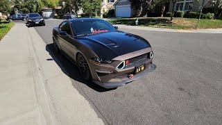 Mustang wrapped in #3m Matte Metallic Brown