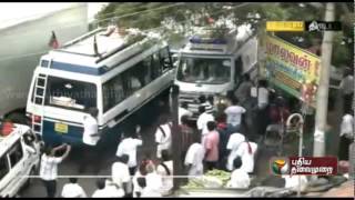 Dmk Regional Conference in tirupur: heavy traffic in coimbatore-palladam road