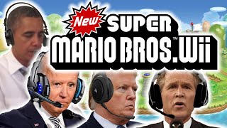 US Presidents Play New Super Mario Bros. Wii