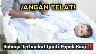 Bahaya jika Bayi Terlambat Ganti Popok, bisa Bahayakan Kesehatan Bayi!