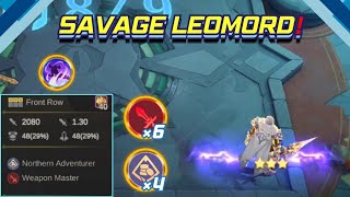 SAVAGE IMMORTALS LEOMORD! | YUKI SKILL 3 | MAGIC CHESS IMMORTAL SYNERGY