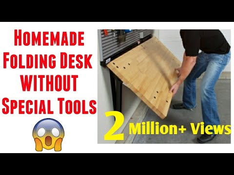 How To Make Folding Table at Home | Building a Wall Mounted Folding Desk How To Make Folding Table at Home | Building a Wall Mounted Folding Desk