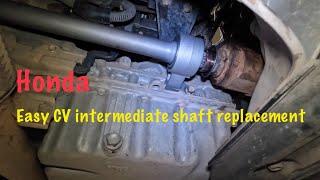 Honda intermediate shaft easy replacement cvt transmission #honda #accord