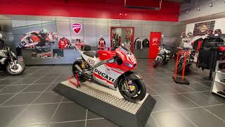 Gotham Ducati visits AMS Ducati Dallas in Texas