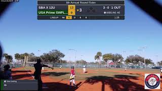 USA Prime SWFL 12AA vs. SBA X 12U (2025.01.25)