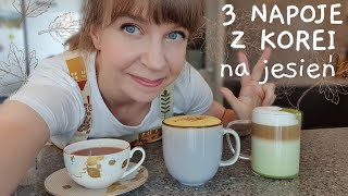 JESIENNE NAPOJE 🍂🍁☕️ jak z koreańskiej kawiarni - trzy proste przepisy Z KOREI!