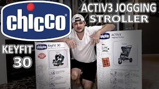 Chicco Activ3 Jogging Stroller \u0026 KeyFit 30 UNBOXING