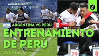 Argentina vs Perú: IMÁGENES de SEGUNDO DÍA de entrenamiento de la SELECCIÓN PERUANA en Buenos Aires