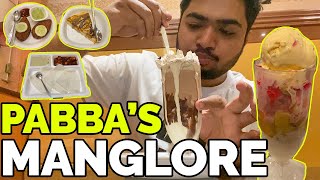 PABBA'S MANGLORE | COASTAL FOOD  TIRAMISU ICE CREAM NEER DOSA PANEER GHEE ROAST KARNATAKA #GHEEROAST