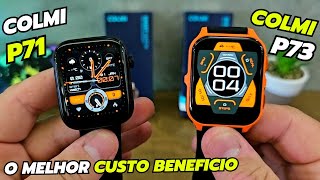 COLMI P71 VS COLMI P73   QUAL SMARTWATCH DO ALIEXPRESSS É MELHOR CUSTO BENEFÍCIO?