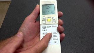 Daikin Remote Control 7 Day Timer Programming
