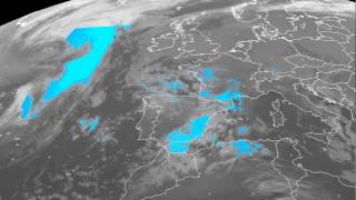Europe percipation/clouds timelapse 12-02-2015