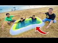 BIKIN KOLAM PRIBADI DI PINGGIR LAUT!!