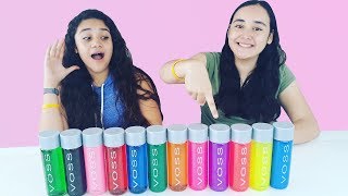 NO Elijas la BOTELLA  INCORRECTA de agua Slime Challenge. Don't choose the wrong water bottle