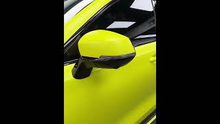 CAXVINYL Factory Direct PET Flat Lemon Yellow Car Wrap Install Case