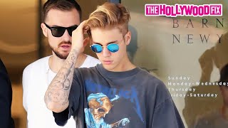 Justin Bieber Rocks A Vintage Metallica Shirt While Out Shopping With Rich Wilkerson Jr. At Barneys