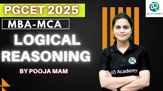 PGCET MBA-MCA 2025 | Yuva the energy batch | Logical Reasoning | #pgcet2025