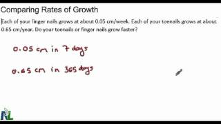 Comparing Rates of Growth