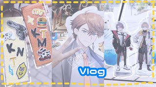 Vlog￤にじさんじ￤3SKMのHUBコラボカフェ行ってきた🍔￤購入品紹介もあるよ！