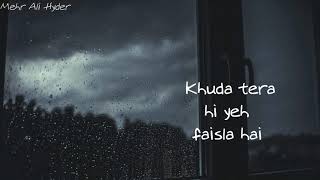 Tujhe Bhula Diya||lyrical Whatsapp status||Whatsapp Rain Status||