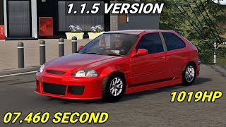 HONDA CIVIC EK9 DRAG TUNE || 1019HP 860NM || CAR PARKING MULTIPLAYER 2 NEW UPDATE