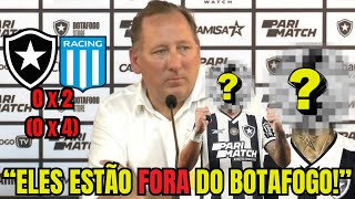 APÓS VEXAME DO BOTAFOGO! TEXTOR FICOU FURIOSO E FEZ A LIMPA NO TIME DO BOTAFOGO!