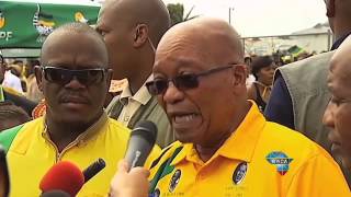 Boos and cheers greet Zuma in contested Eastern Cape