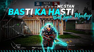 Basti Ka Hasti - Beat Sync Montage || Pubg Beat Sync Montage || Bgmi Montage ||
