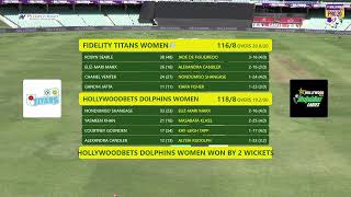 Hollywoodbets Pro20 | Hollywoodbets Dolphins Ladies vs Fidelity Titans Ladies