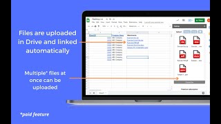 Insert, Attach and Link Files in Google Sheets Cells with FileDrop