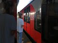 Ласточка Прибытие скоростного поезда на станцию МЦК. speed train lastochka.