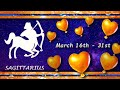 Sagittarius (March 16th - 31st ) INFLUENCE by others led to BETRAYAL. OVERWHELMED with  INSECURITIES