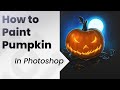 How to paint detail in photoshop _ Pumpkin