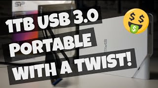 Bargain 1TB USB 3.0 portable HDD with a TWIST! The Silicon Power Stream S03